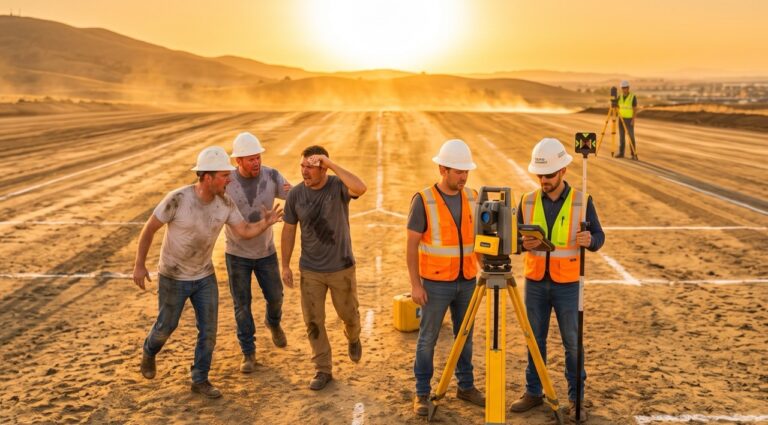 men working without instruments vs men working with calmly